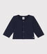 Babies' Thick Jersey Cardigan