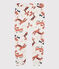 Girls' Fleece Jogging Bottoms MONTELIMAR beige/MULTICO white