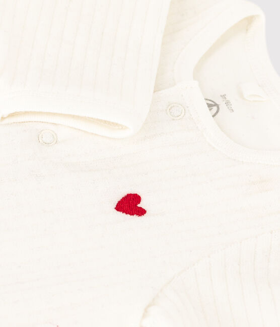 UNISEX VELOUR BODYJAMAS MARSHMALLOW white