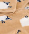 Fleece onesie for baby TRENCH /MULTICO