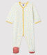 Babies' Confetti Print Velour Sleepsuit