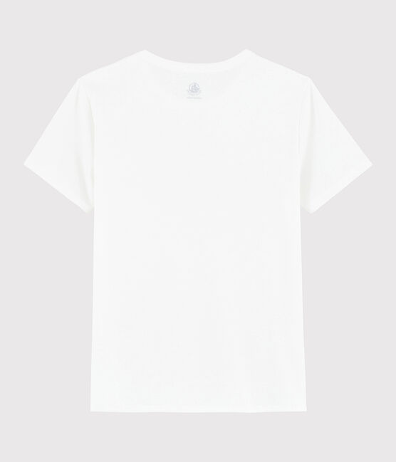 Women's Sea Island cotton T-shirt MARSHMALLOW white