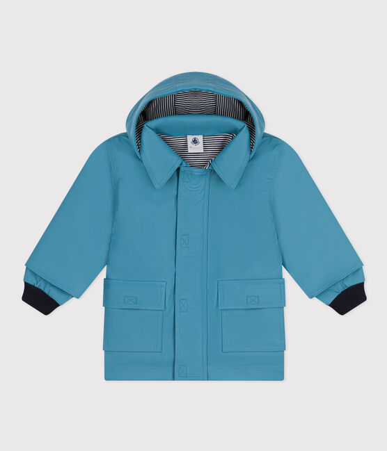 Babies' Iconic Raincoat AZUL blue