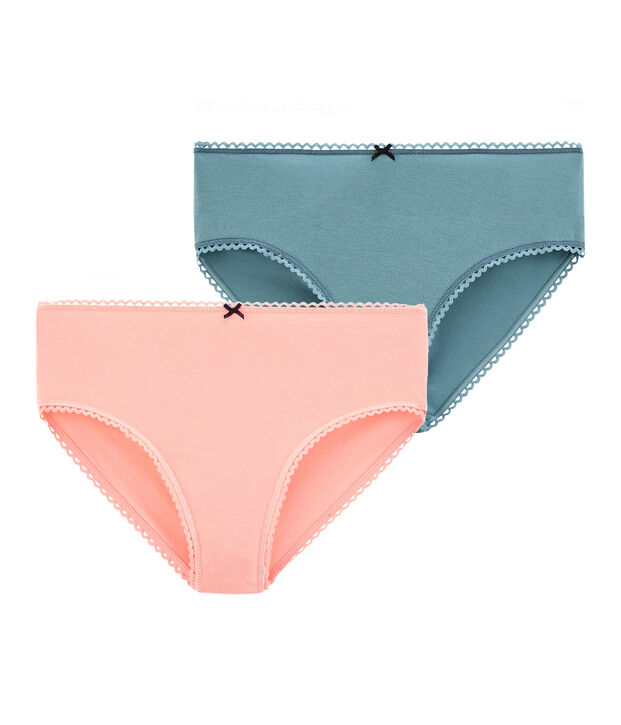 Set of 2 women's high-rise pants multicolor