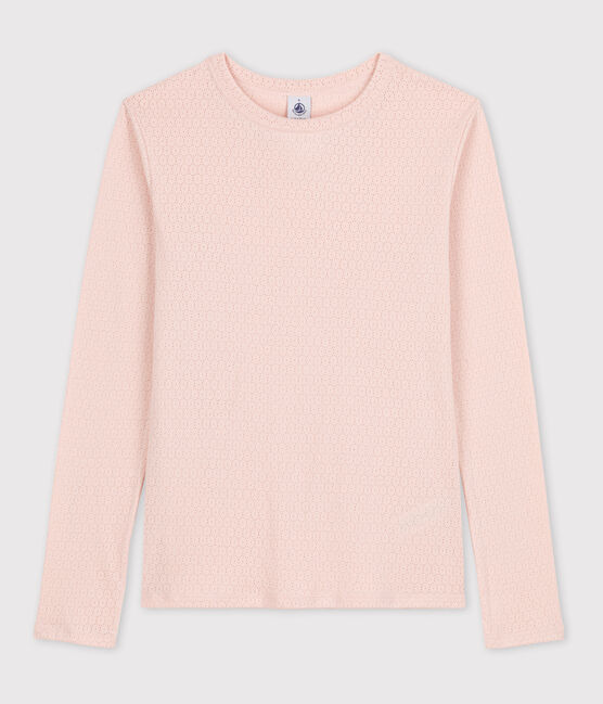 Women's Iconic Cotton Round Neck T-Shirt SALINE pink
