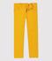 Boys' Slim-Fit Serge Trousers BOUDOR yellow
