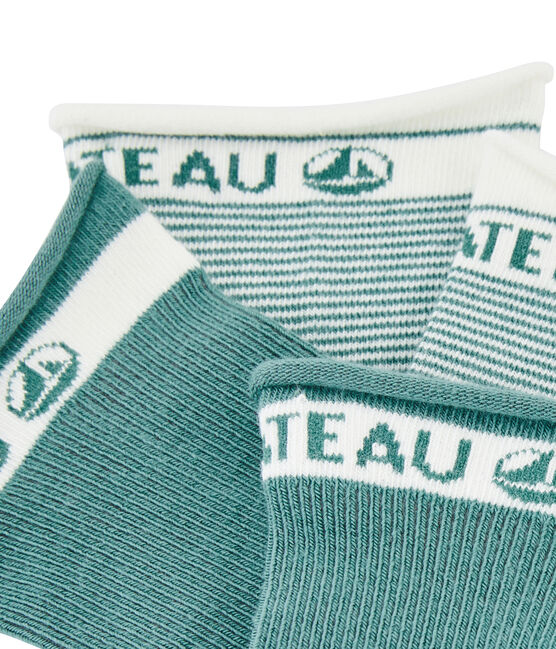 Set of 2 pairs of women's socks BRUT green