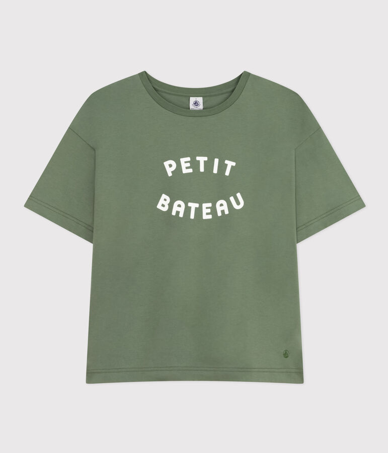 Women's Boxy Cotton T-Shirt green