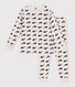 Children's pyjamas in cotton printed with whales