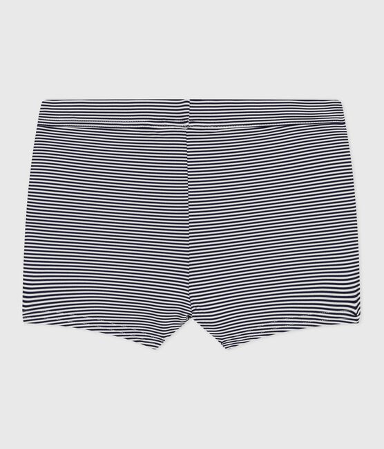Boys' Iconic Swimming Trunks MEDIEVAL blue/MARSHMALLOW white