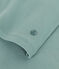 Women's plain rib knit long-sleeved Iconic T-shirt PAUL green