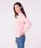 The Iconic cotton polo neck top for women JOLI pink
