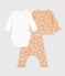 Babies' Patterned Fleece Outfit TOURONE /MULTICO