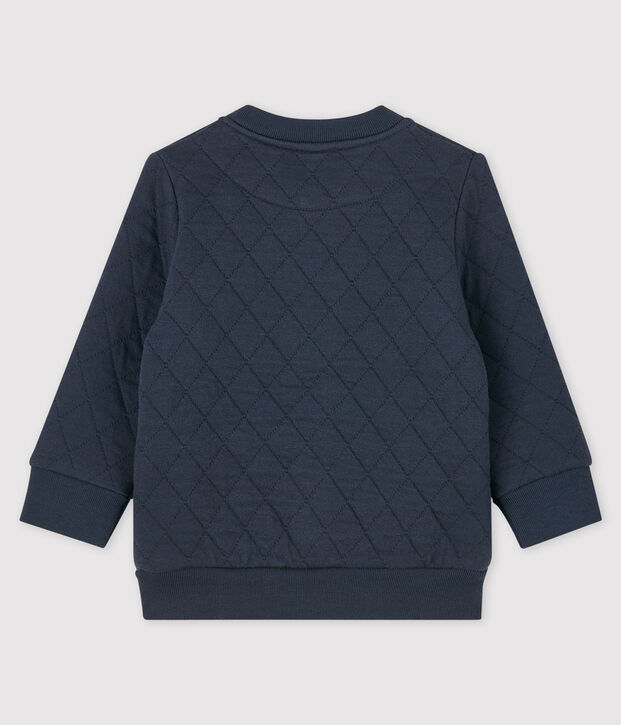 Babies' Tube Knit Cardigan blue