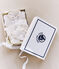 Babies' teddy bear print cotton 3-piece gift set white/BRUN