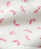 Rib knit baby bibs MARSHMALLOW white/GROSEILLER pink