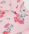 Babies' floral-print tube knit pyjama suit JOLI pink/MULTICO white
