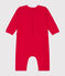 Babies' Fleece Jumpsuit CORRIDA red