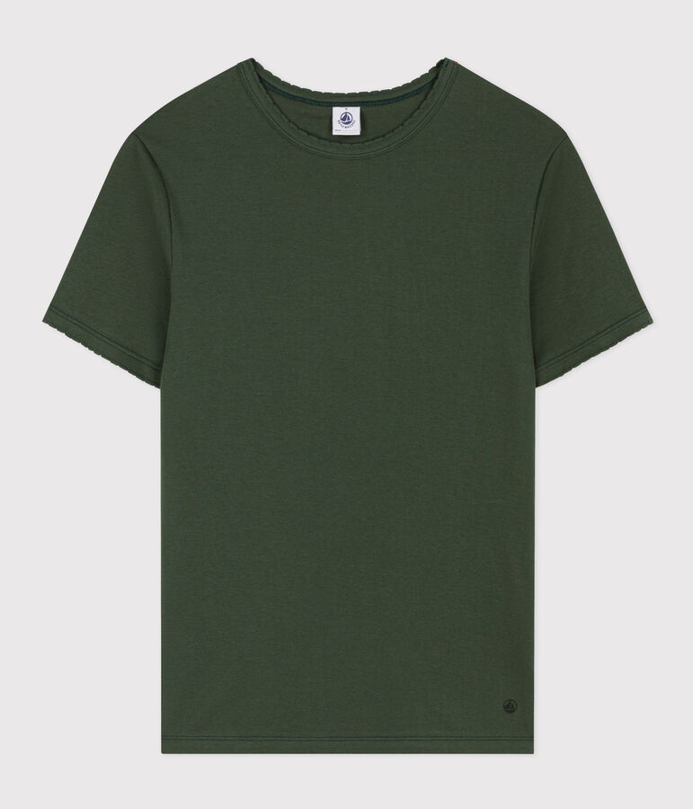 Women's Iconic Cocotte Stitch Cotton T-Shirt green