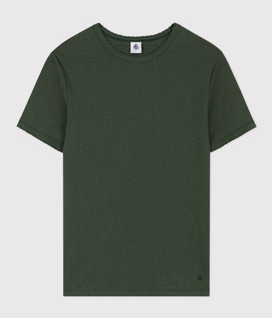 Women's Iconic Cocotte Stitch Cotton T-Shirt AVORIAZ green