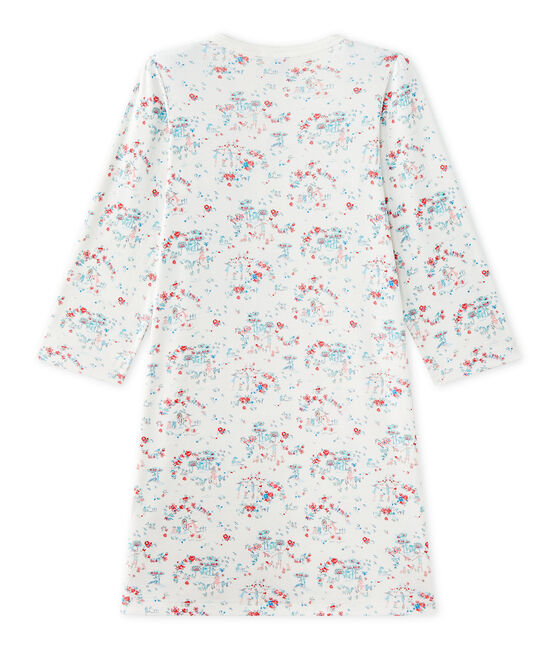 Chemise de nuit fille imprimée LAIT white/MULTICO white