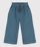 Girls' Loose Fit Velvet Trousers ROVER blue