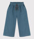 Girls' Loose Fit Velvet Trousers