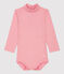 Babies' Cotton Bodysuit CHARME pink