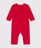 Babies' footless cotton pyjamas CORRIDA red