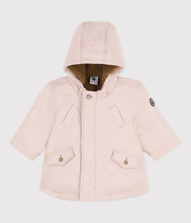 Babies' Water-Repellent Parka pink