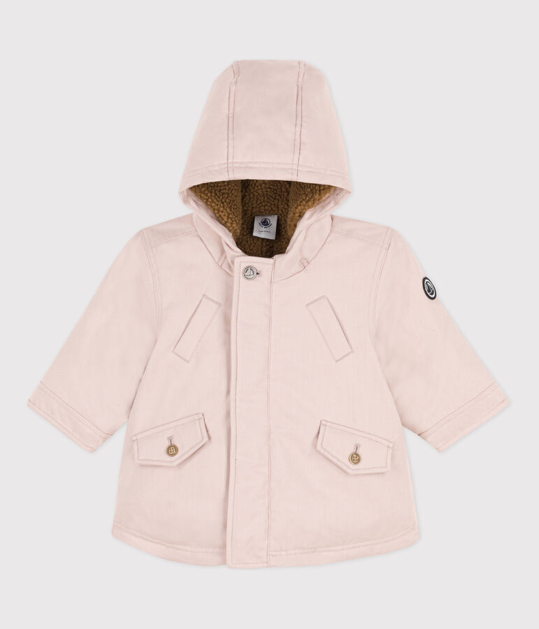 Babies' Water-Repellent Parka pink