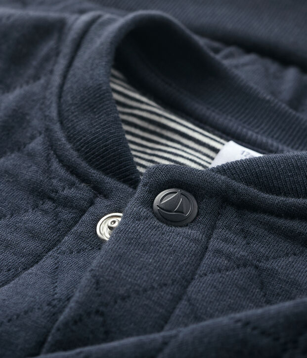 Babies' Tube Knit Cardigan blue