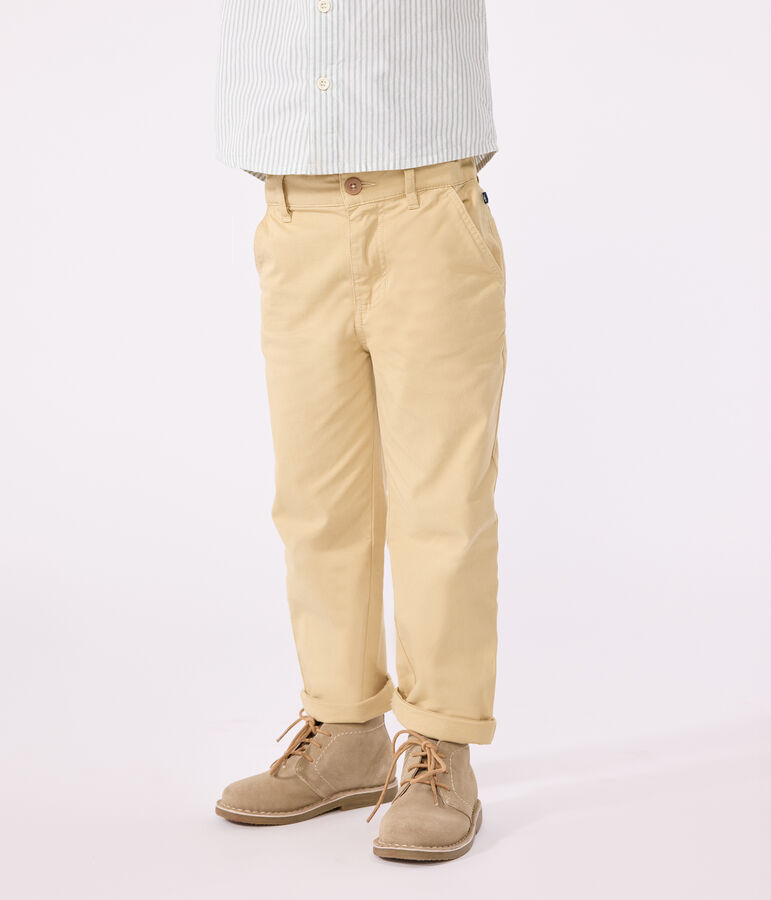 Boys' Chino Trousers beige