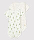 Babies' Cotton Bodysuits with Ruff Collar - 2-Pack