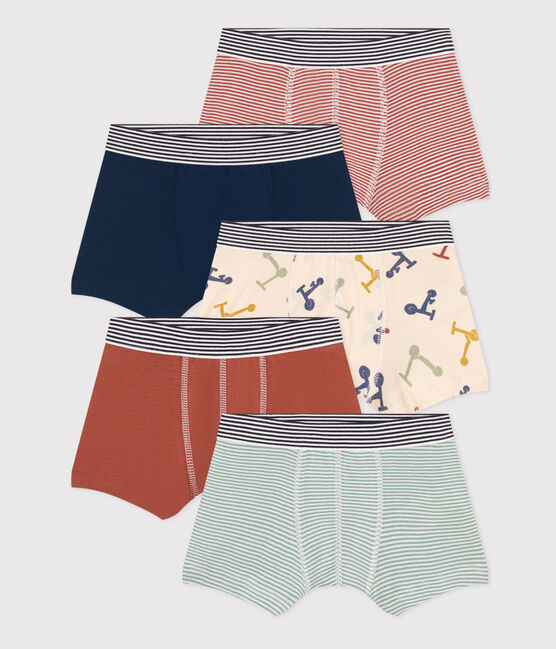 Children's Scooter Design Cotton Boxers - 5-Pack variante 1