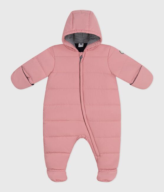 Babies' polyester snowsuit CHARME pink