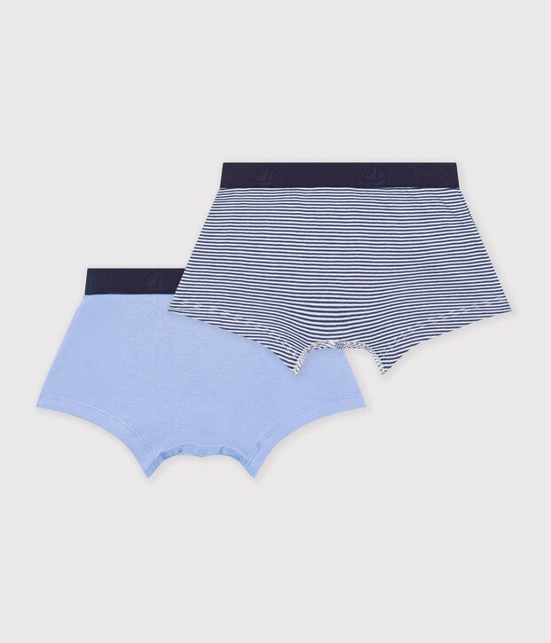 Lot de 2 boxers en coton multicolor