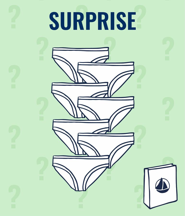 Women's surprise collection of briefs - 7-Pack multicolor