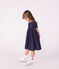Children's short-sleeved plain cotton dress SMOKING blue