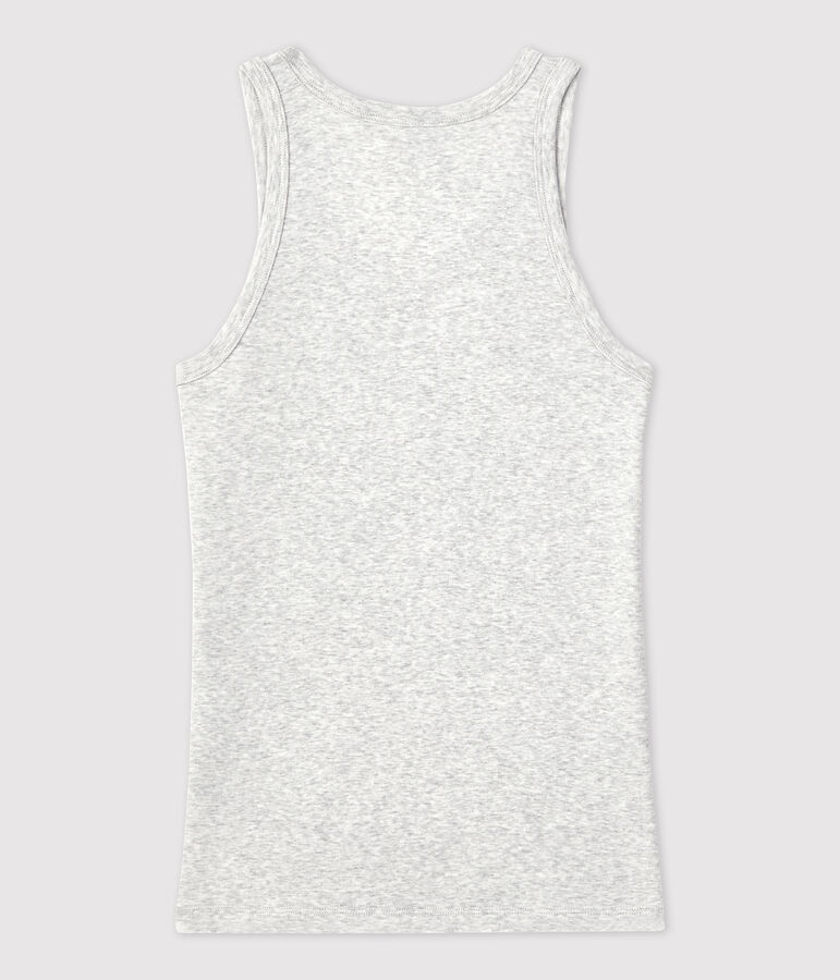Women's Iconic Cotton Vest BELUGA CHINE grey