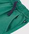 Children's Bermuda shorts in plain cotton green