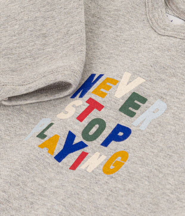 Babies' Fleece Sweatshirt grey