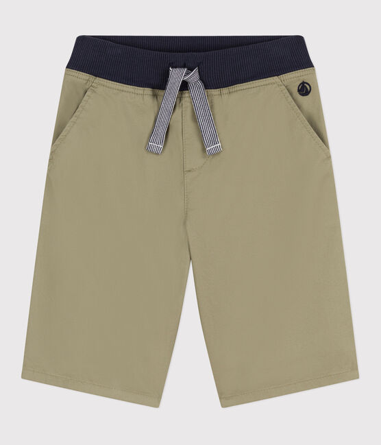 Boys' Cotton Serge Bermuda Shorts MARECAGE green