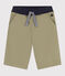 Boys' Cotton Serge Bermuda Shorts MARECAGE green