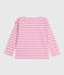 Children's cotton Breton top BOUDOIR pink/MILK