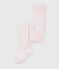 Babies' plain wool and cotton tights BARELY