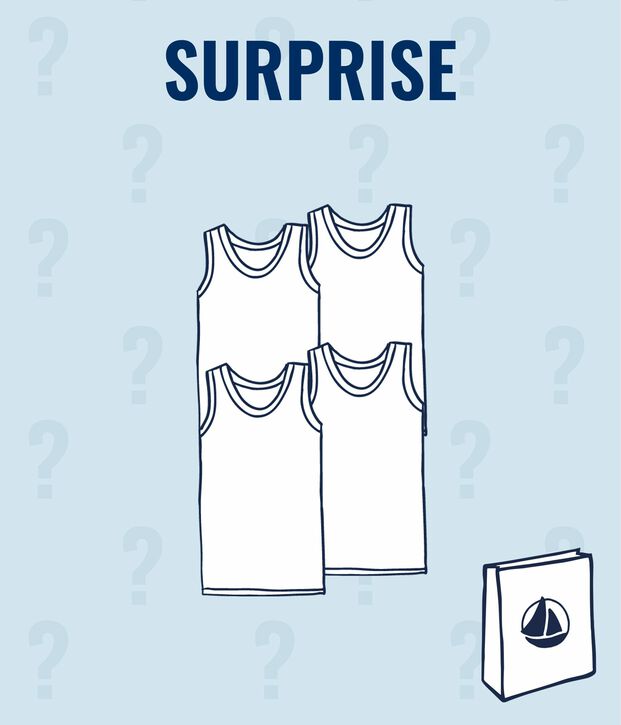 Boys' surprise set of tank tops - 4-pack multicolor