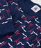 Children's unisex cotton Paris print pyjamas MEDIEVAL blue/MULTICO white