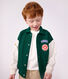 Children's varsity-style jacket in colourblock cotton