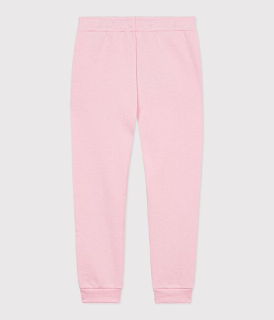 Children's plain cotton jogging bottoms MARQUISE pink